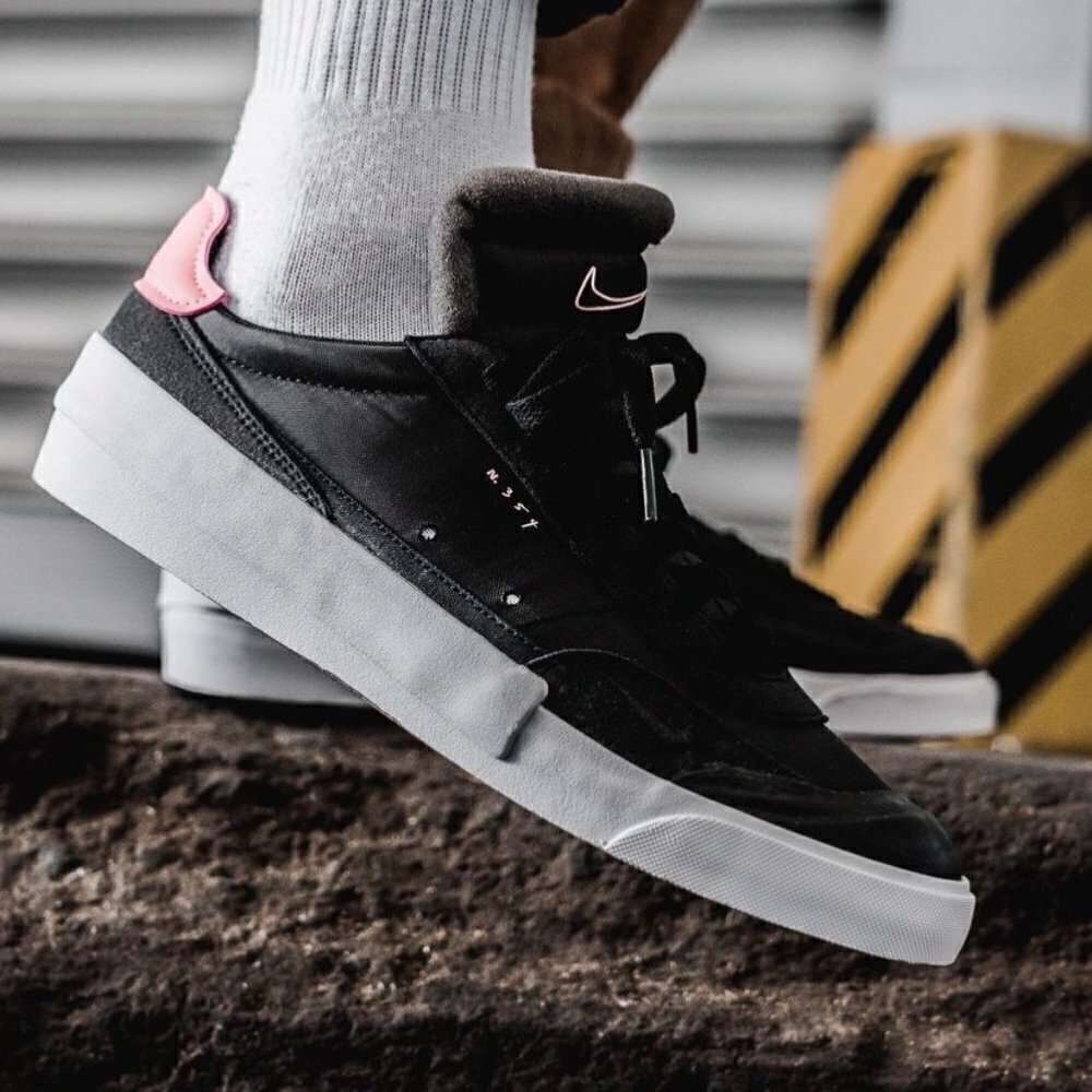 Nike Drop Type LX Sneakers in Pink Tint/Black Size 8